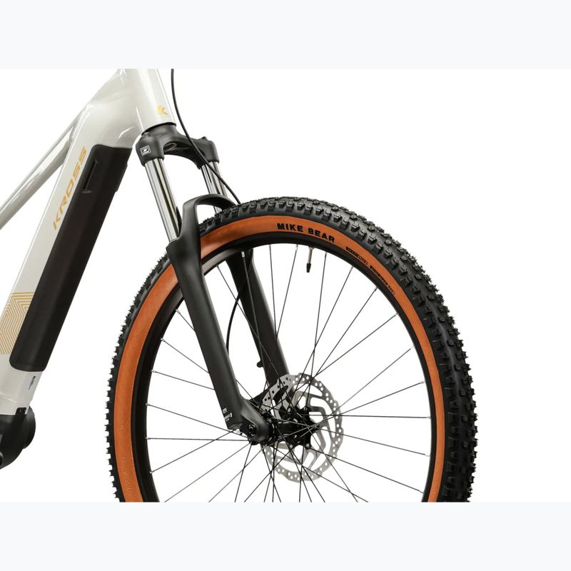 Rower elektryczny damski KROSS Influx Hyb 1.0 720Wh szary/złoty/połysk 6