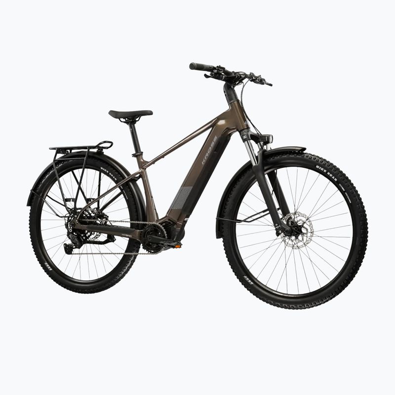 Rower elektryczny KROSS Influx Suv Hyb 1.0 820Wh brązowy/srebrny/połysk 2