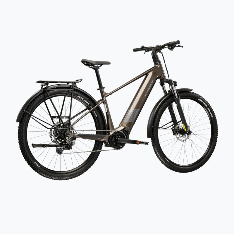 Rower elektryczny KROSS Influx Suv Hyb 1.0 820Wh brązowy/srebrny/połysk 3