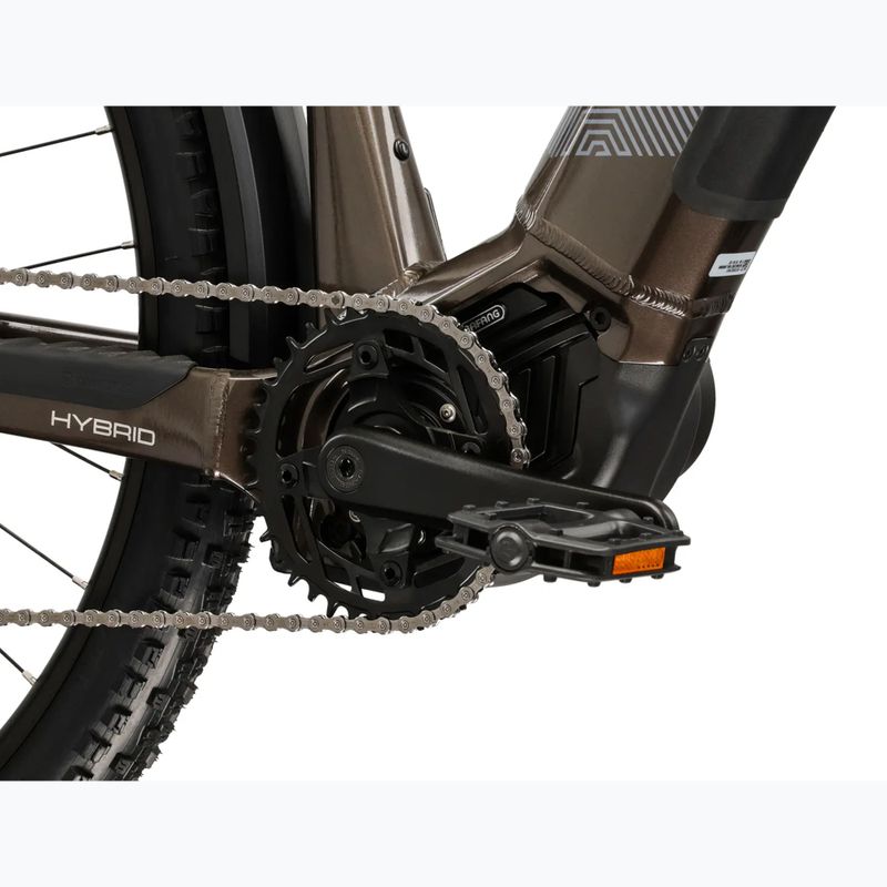 Rower elektryczny KROSS Influx Suv Hyb 1.0 820Wh brązowy/srebrny/połysk 9