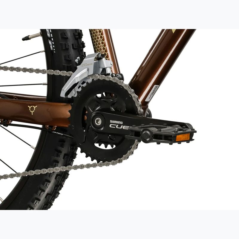 Rower górski KROSS Hexagon 5.0 27.5" brązowy/złoty/połysk 9