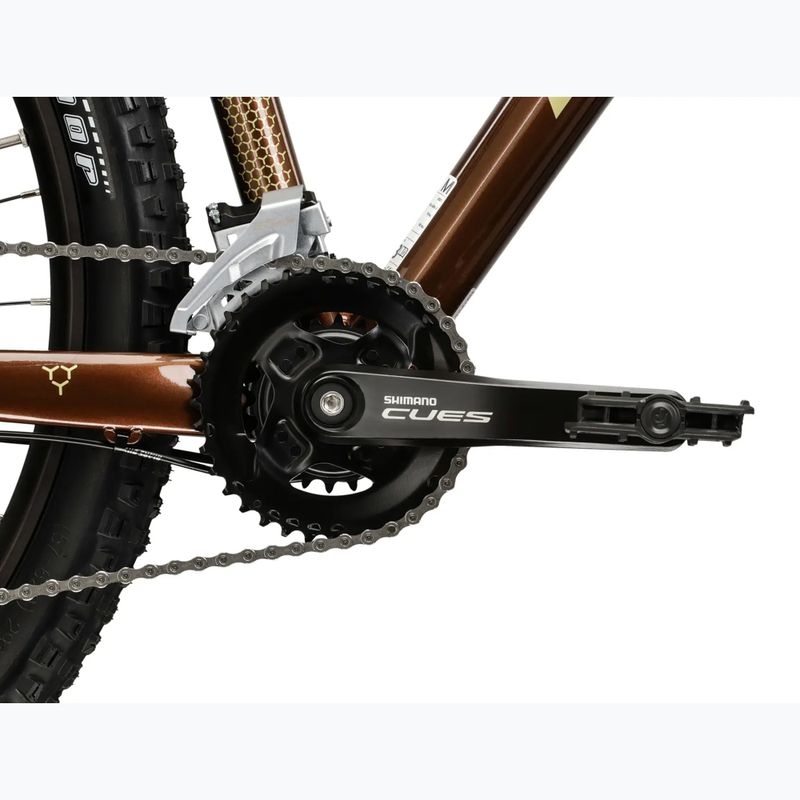 Rower górski KROSS Hexagon 5.0 27.5" brązowy/złoty/połysk 10