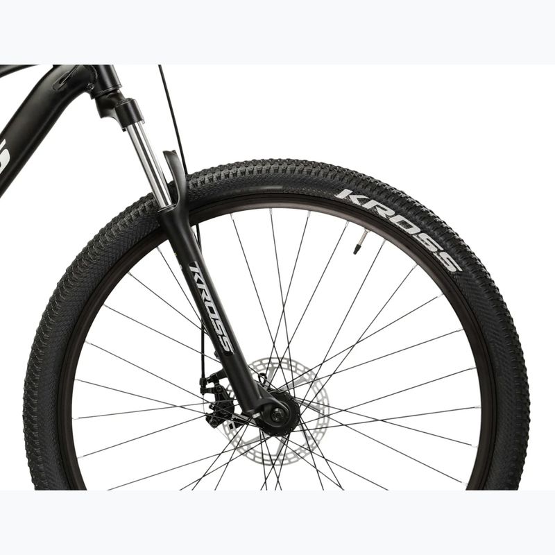 Rower górski KROSS Hexagon 3.0 27,5" czarny/srebrny/mat 6