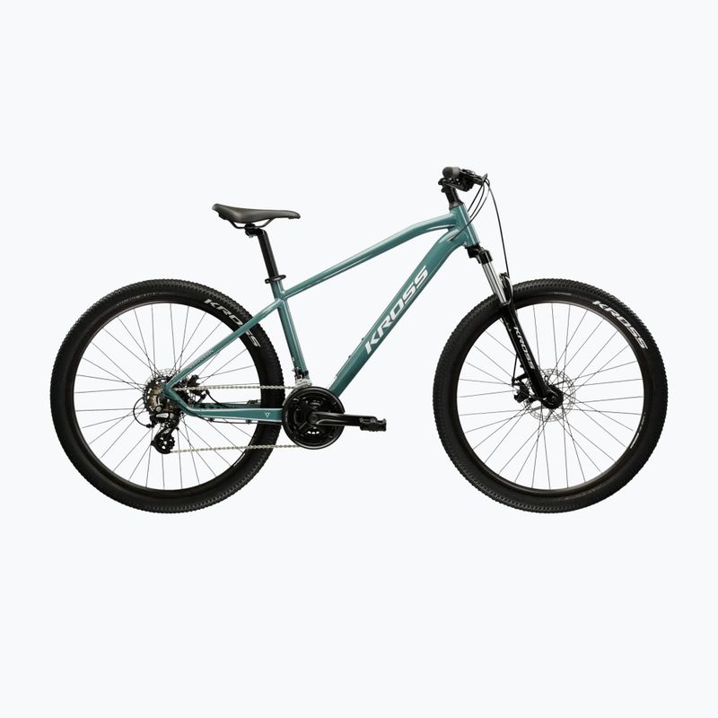 Rower górski KROSS Hexagon 2.0 29" zielony/srebrny/połysk