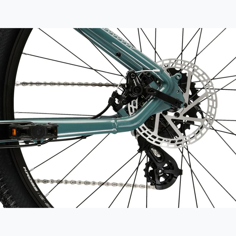 Rower górski KROSS Hexagon 2.0 27,5" zielony/srebrny/połysk 11