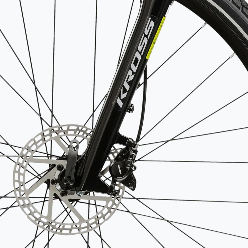 Rower crossowy damski KROSS Evado 5.0 W fioletowy/czarny/połysk 6