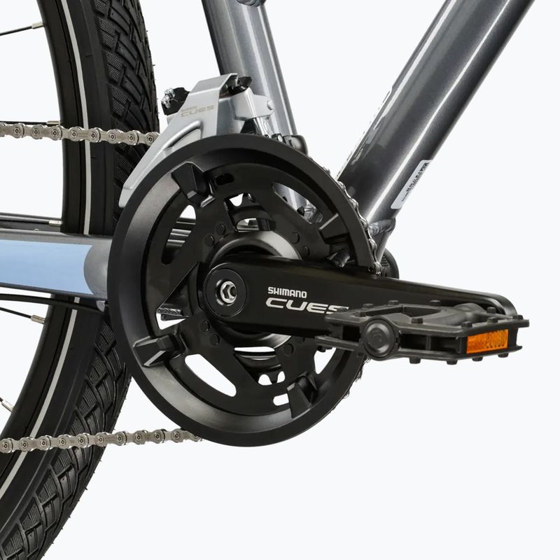 Rower crossowy damski KROSS Evado 5.0 W szary/niebieski/połysk 9
