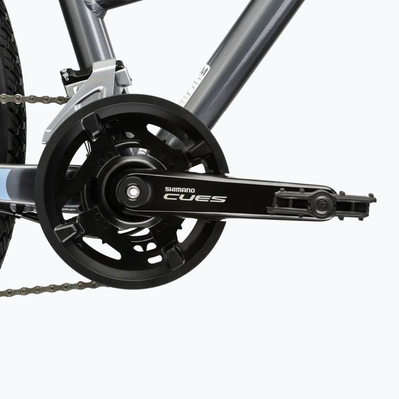 Rower crossowy damski KROSS Evado 5.0 W szary/niebieski/połysk 10