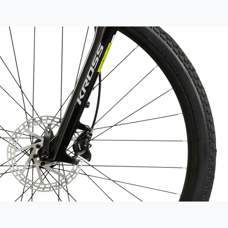 Rower crossowy damski KROSS Evado 4.0 W szary/różowy/połysk 7