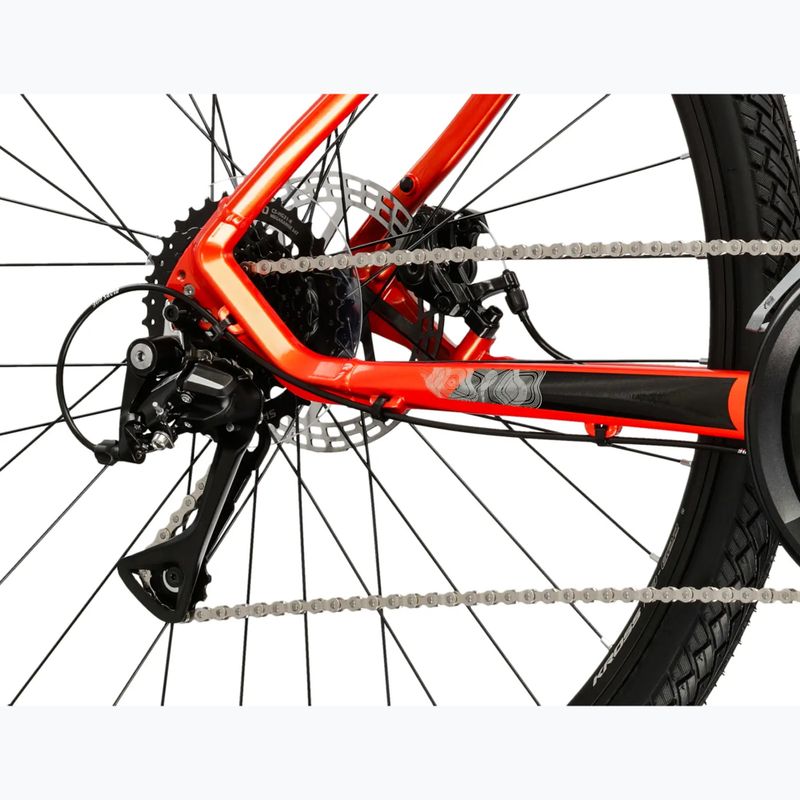 Rower crossowy KROSS Evado 3.0 pomarańczowy/czarny 8