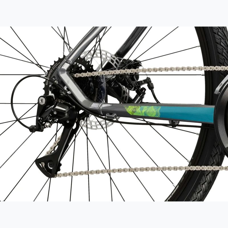 Rower crossowy KROSS Evado 3.0 szary/morski/połysk 7