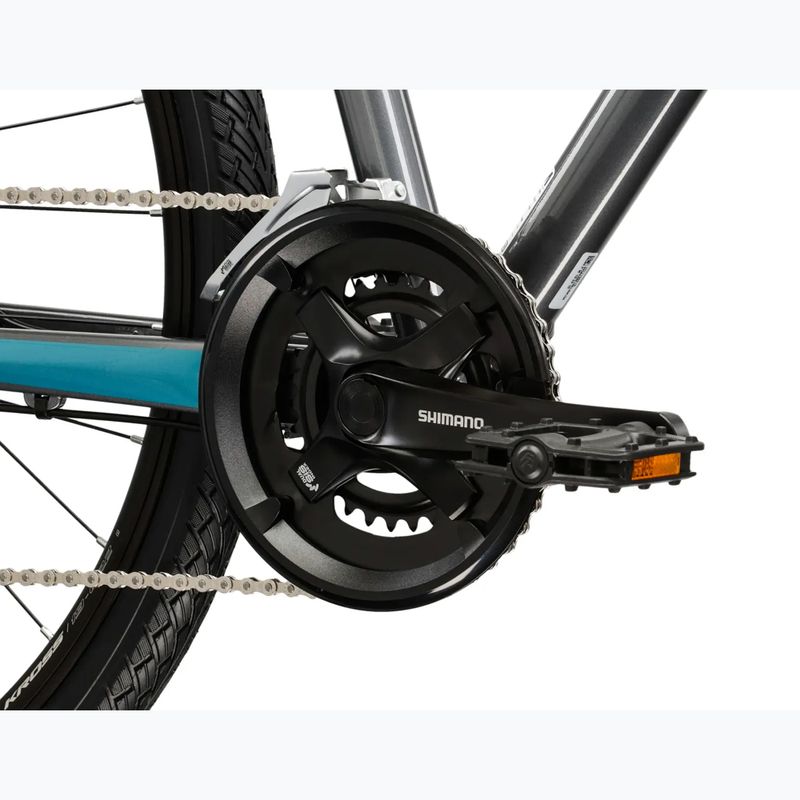 Rower crossowy KROSS Evado 3.0 szary/morski/połysk 8