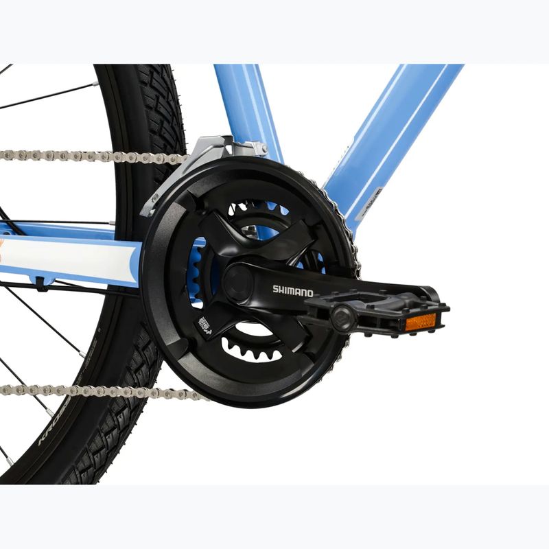 Rower crossowy damski KROSS Evado 3.0 W niebieski/biały/połysk 9