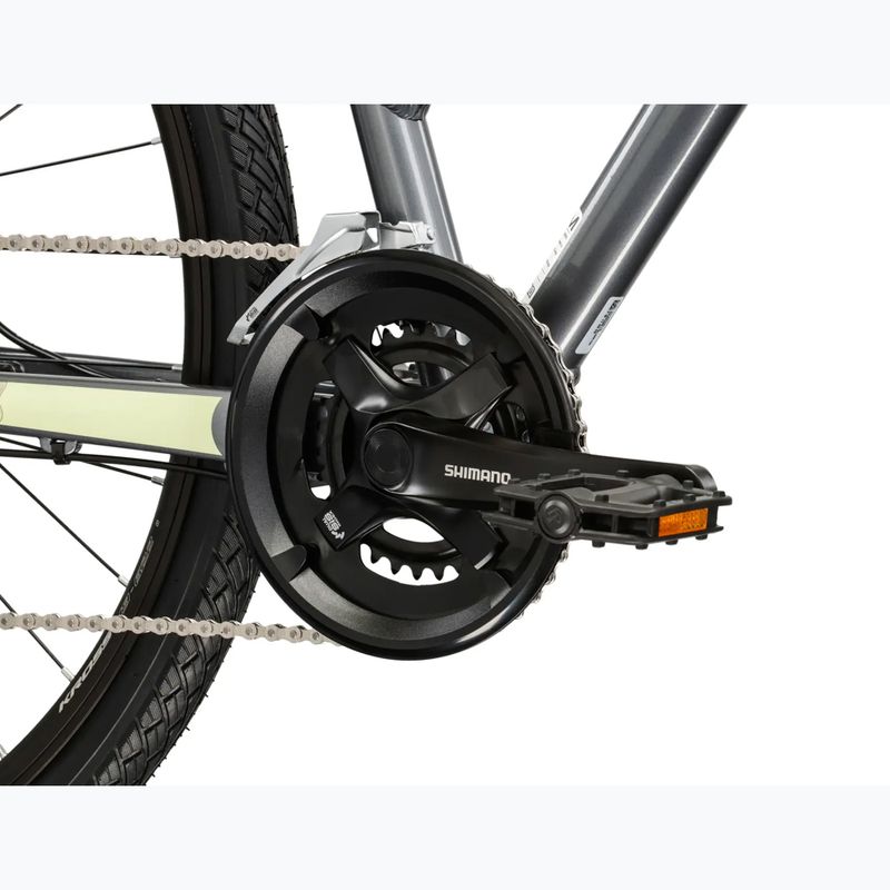 Rower crossowy damski KROSS Evado 3.0 W szary/zielony/połysk 9