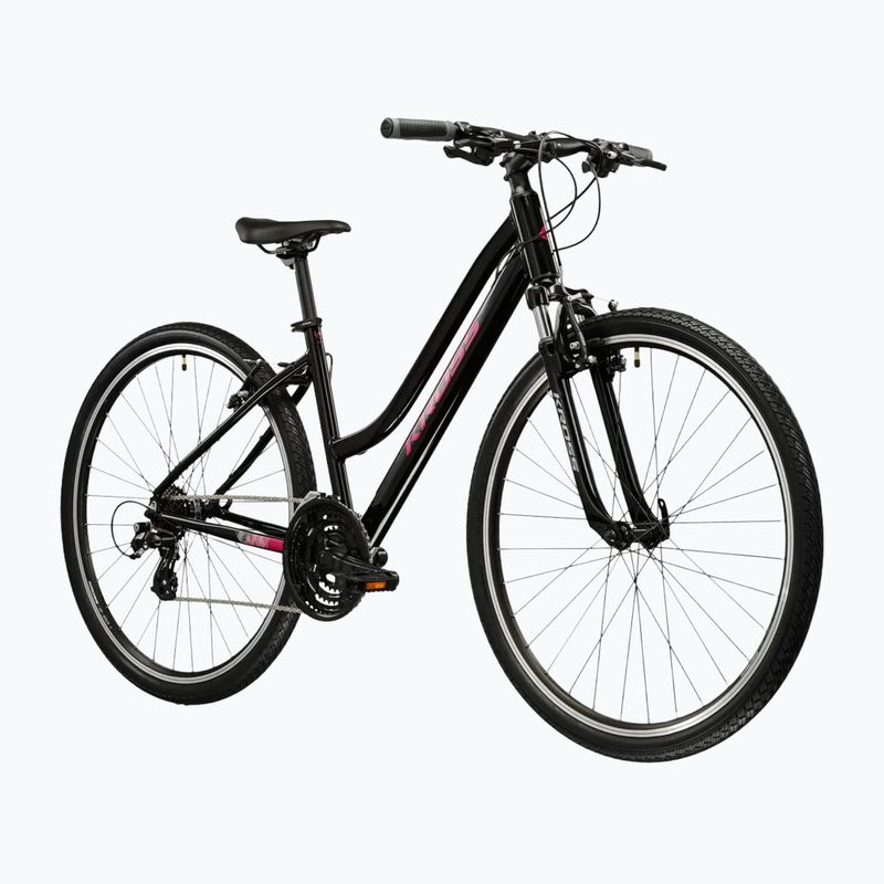 Rower crossowy damski KROSS Evado 2.0 W czarny/różowy 2