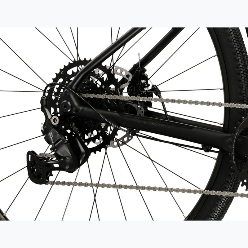 Rower gravelowy KROSS Esker 1.0 czarny/grafitowy/mat 9