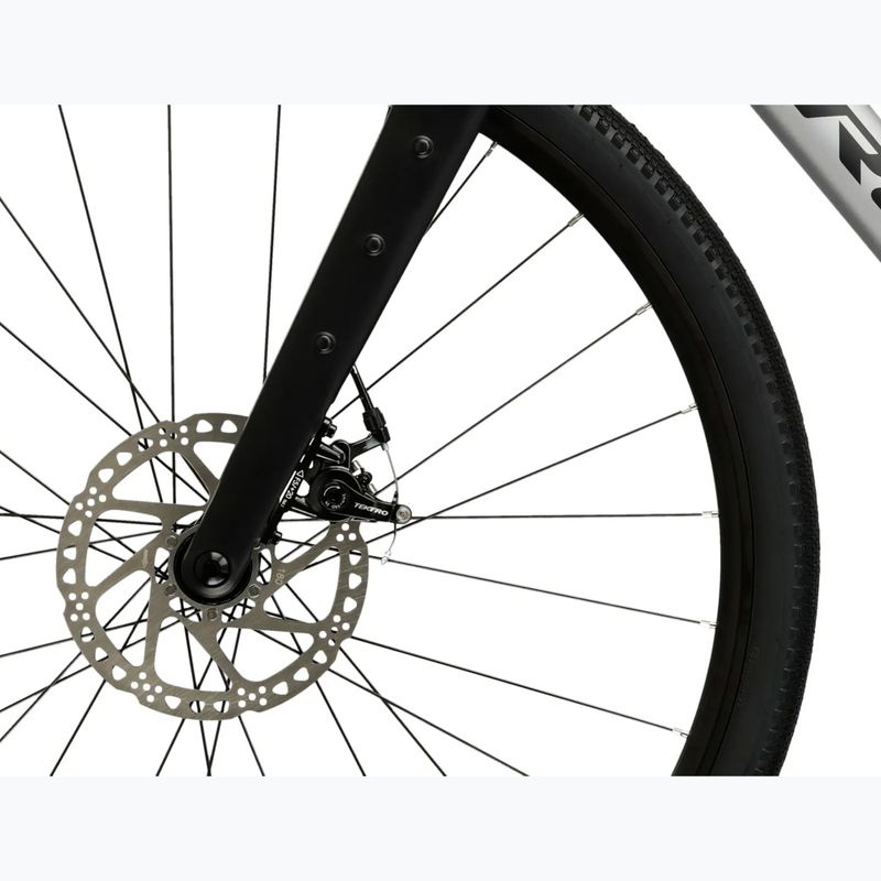 Rower gravelowy KROSS Esker 1.0 szary/grafitowy/mat 8