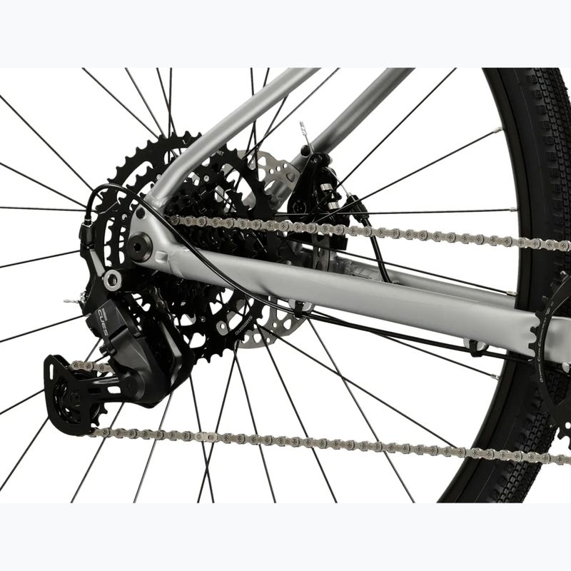 Rower gravelowy KROSS Esker 1.0 szary/grafitowy/mat 9