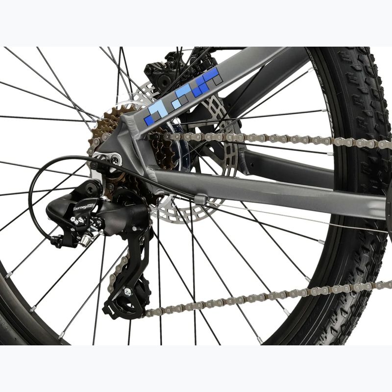 Rower dziecięcy KROSS Dust Jr 1.0 Dsc szary/granatowy/matowy 6