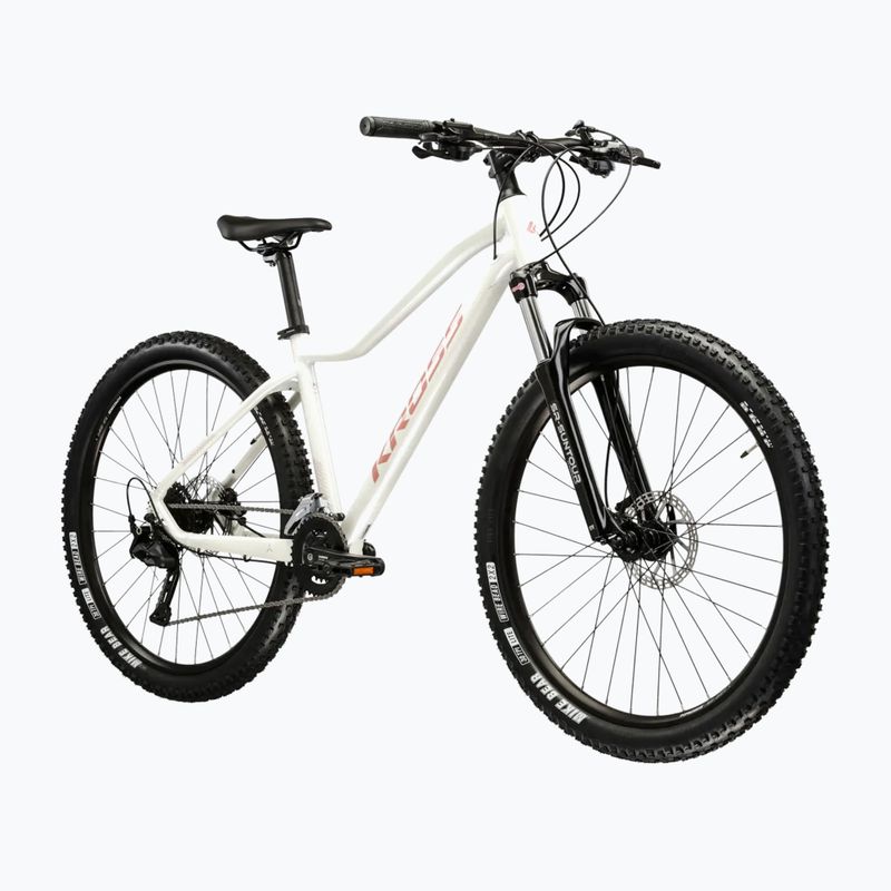 Rower górski damski KROSS Lea 5.0 27,5" biały/różowy/połysk 2