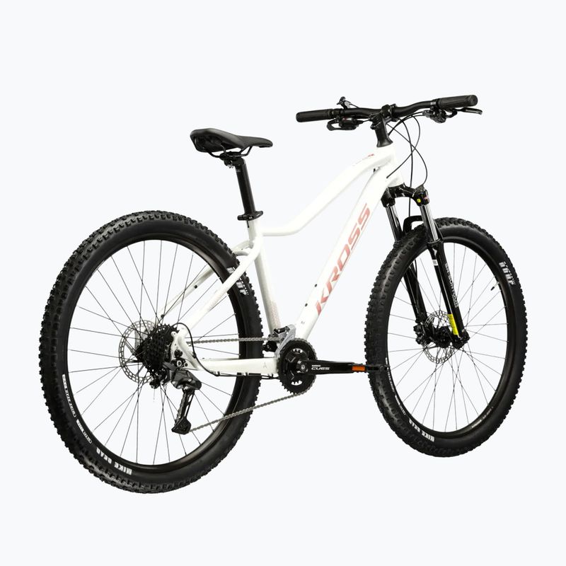 Rower górski damski KROSS Lea 5.0 27,5" biały/różowy/połysk 3