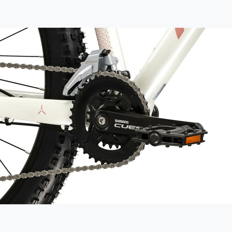 Rower górski damski KROSS Lea 5.0 27,5" biały/różowy/połysk 9