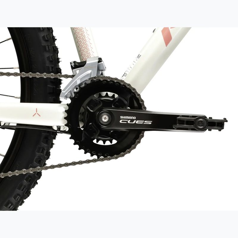 Rower górski damski KROSS Lea 5.0 27,5" biały/różowy/połysk 10