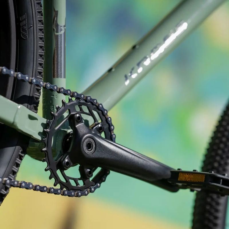 Rower dirtowy KROSS Spade 1.0 zielony/srebrny/połysk 16