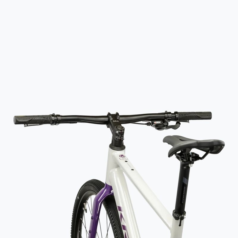 Rower gravelowy KROSS Esker 1.0 FL szary/fioletowy/połysk 4