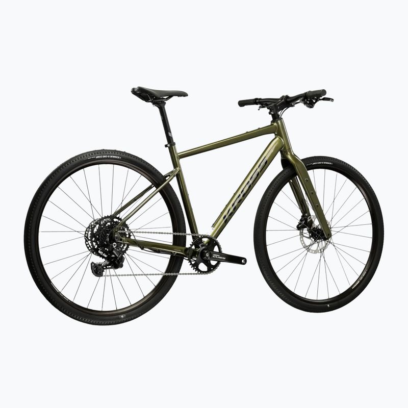 Rower gravelowy KROSS Esker 1.0 FL zielony/grafitowy/połysk 3