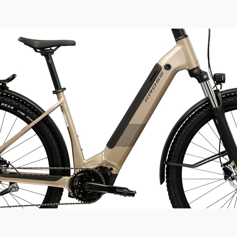 Rower elektryczny KROSS Influx Suv Hyb 1.0 820Wh LS brązowy/mat 12