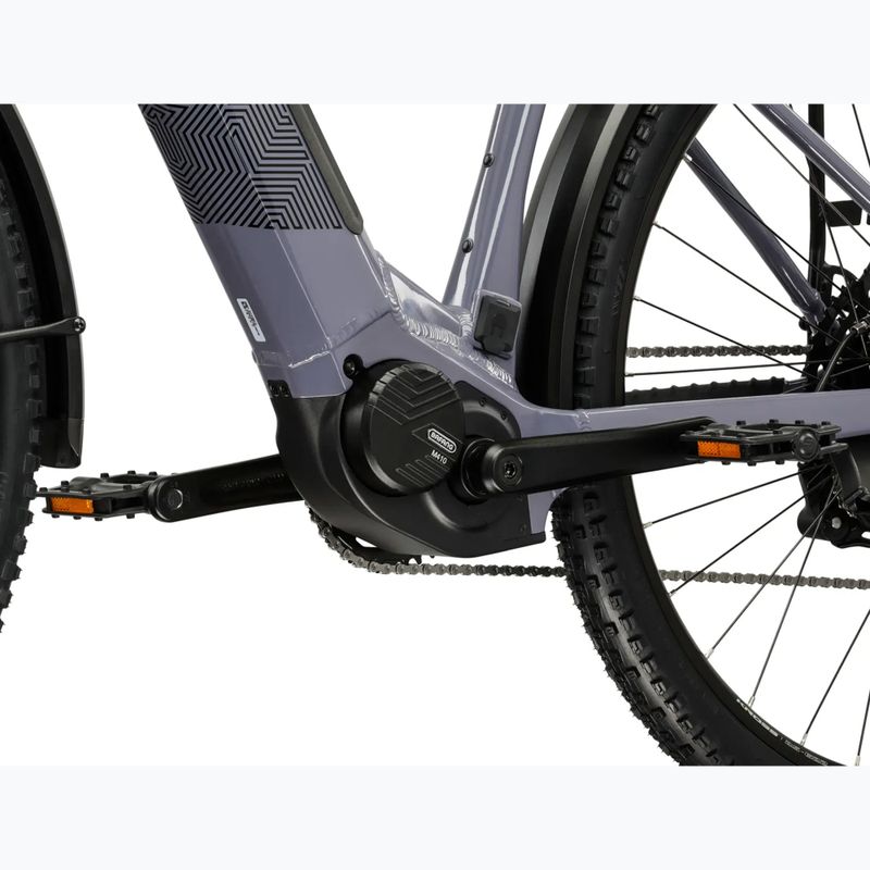 Rower elektryczny KROSS Influx Suv Hyb 1.0 820Wh LS szary/czarny/połysk 10