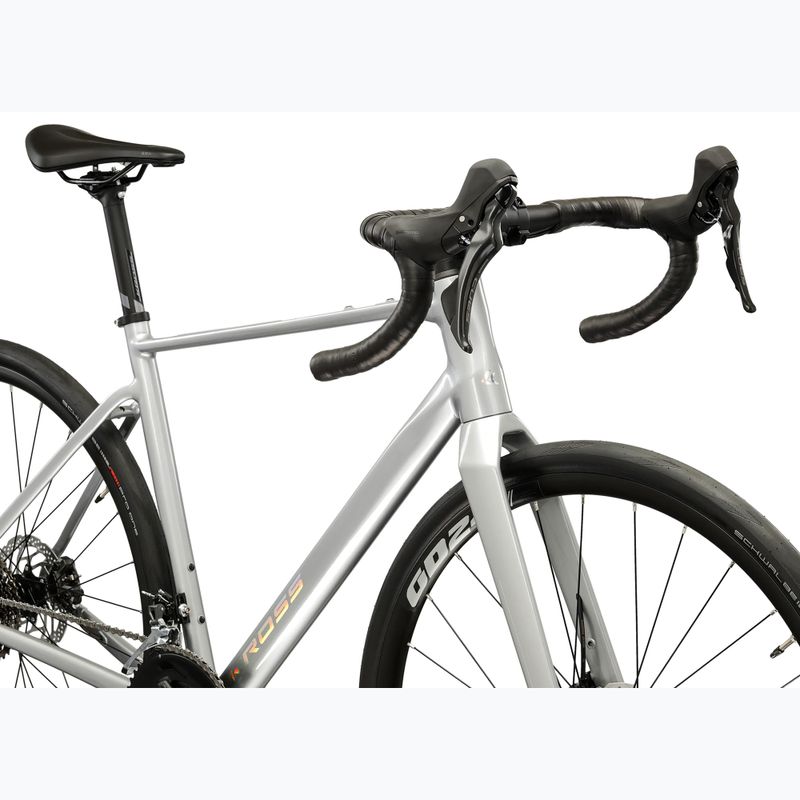 Rower szosowy KROSS Alta 2.0 srebrny/turkusowy/połysk 3