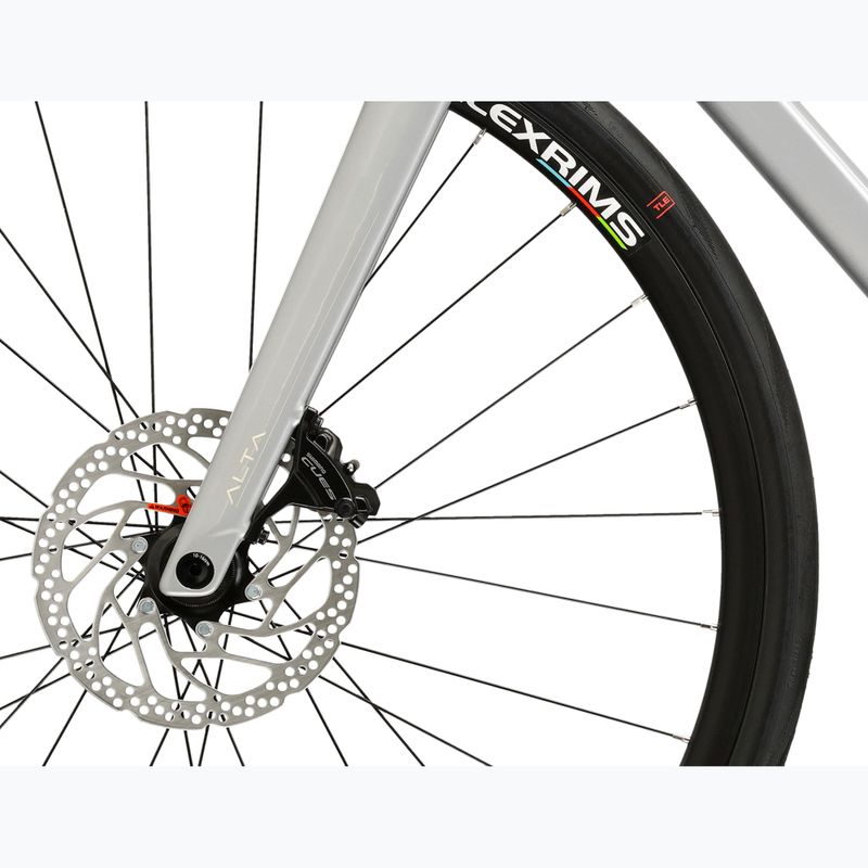 Rower szosowy KROSS Alta 2.0 srebrny/turkusowy/połysk 6