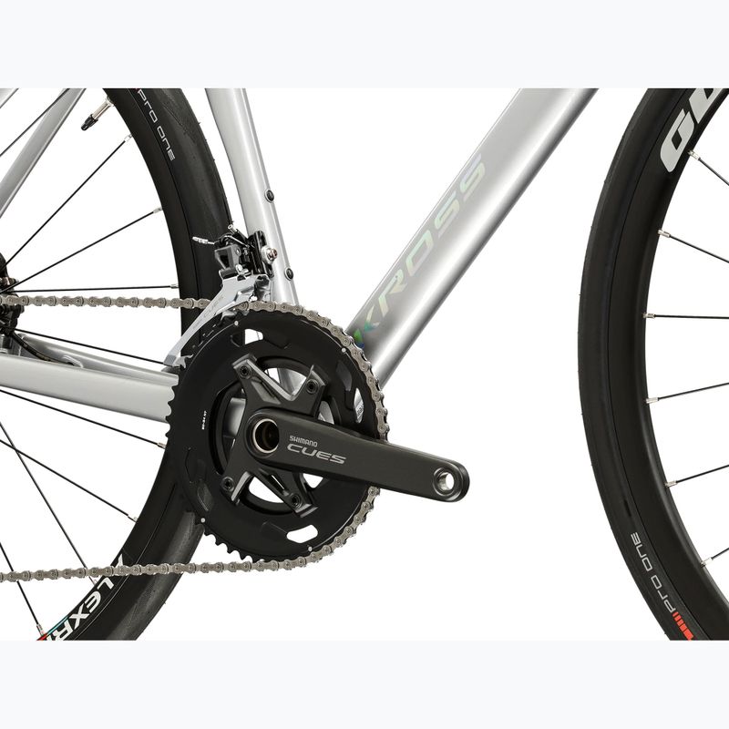 Rower szosowy KROSS Alta 2.0 srebrny/turkusowy/połysk 8