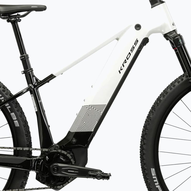 Rower elektryczny KROSS Influx Hyb 5.0 29 el. 800 Wh czarny/biały/połysk 11
