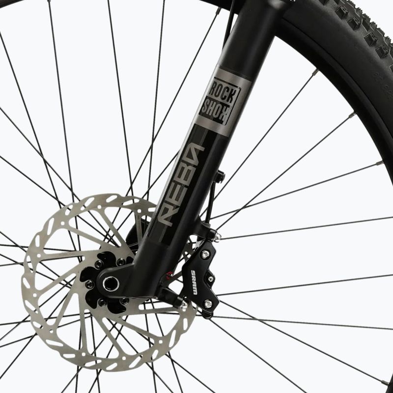 Rower elektryczny damski KROSS Influx Hyb 5.0 W 27.5 el. 800 Wh srebrny/niebieski/połysk 7