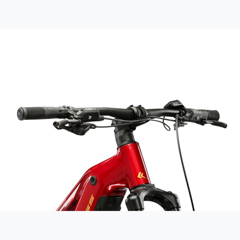 Rower elektryczny damski KROSS Influx Hyb 4.0 W 27.5 el. 800 Wh rubinowy/bordowy/połysk 4