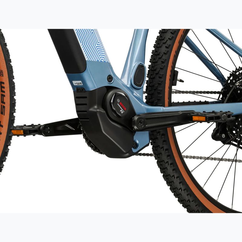 Rower elektryczny damski KROSS Influx Hyb 3.0 29 el. 800 Wh niebieski/błękitny/połysk 10