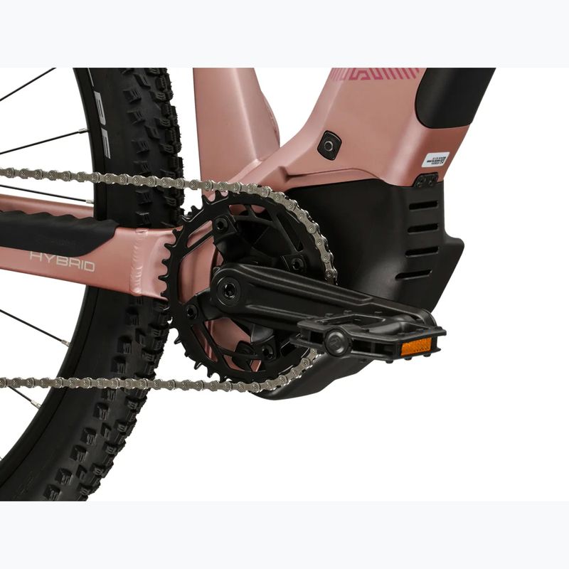 Rower elektryczny damski KROSS Influx Hyb 3.0 29 el. 800 Wh różowy/bordowy/matowy 9