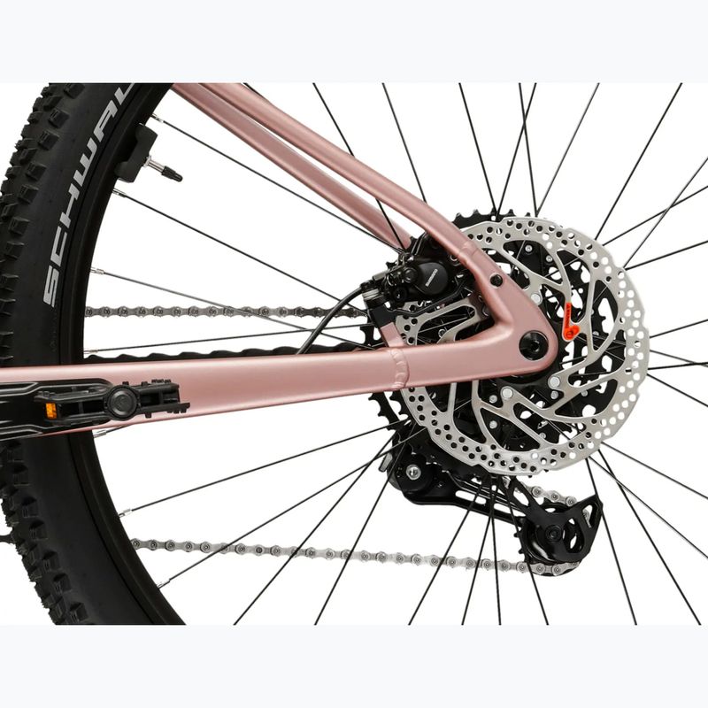 Rower elektryczny damski KROSS Influx Hyb 3.0 29 el. 800 Wh różowy/bordowy/matowy 11