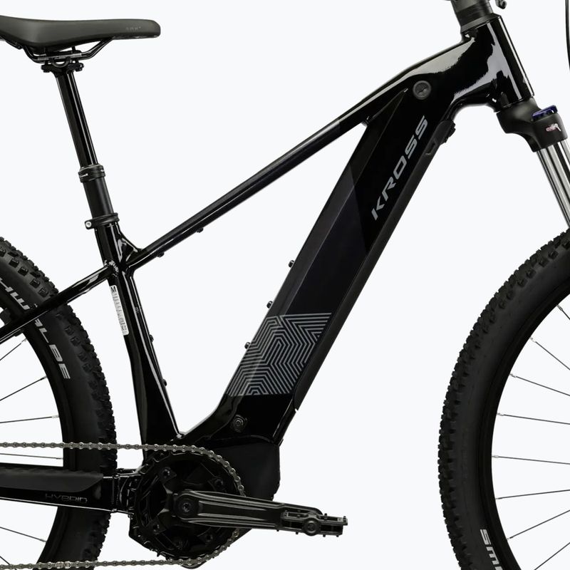 Rower elektryczny KROSS Influx Hyb 3.0 29 el. 800 Wh czarny/grafitowy/połysk 12