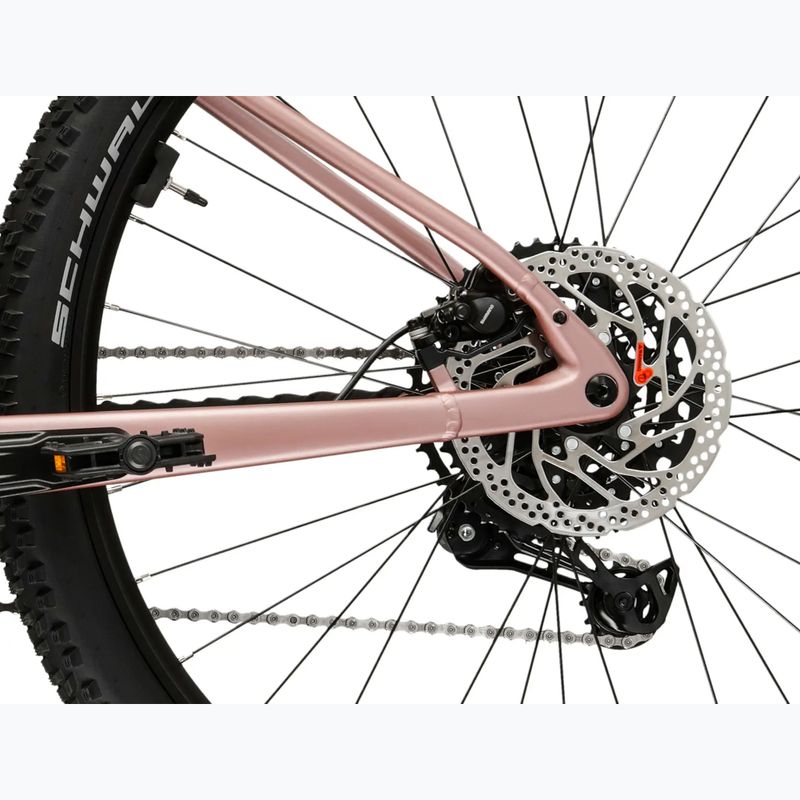 Rower elektryczny damski KROSS Influx Hyb 3.0 27,5 el. 800 Wh różowy/bordowy/matowy 11