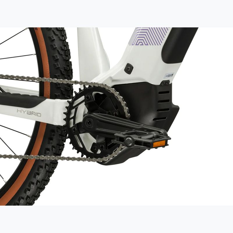 Rower elekryczny damski KROSS Influx Hyb 2.0 29 el. 600 Wh perłowy/fioletowy/połysk 8