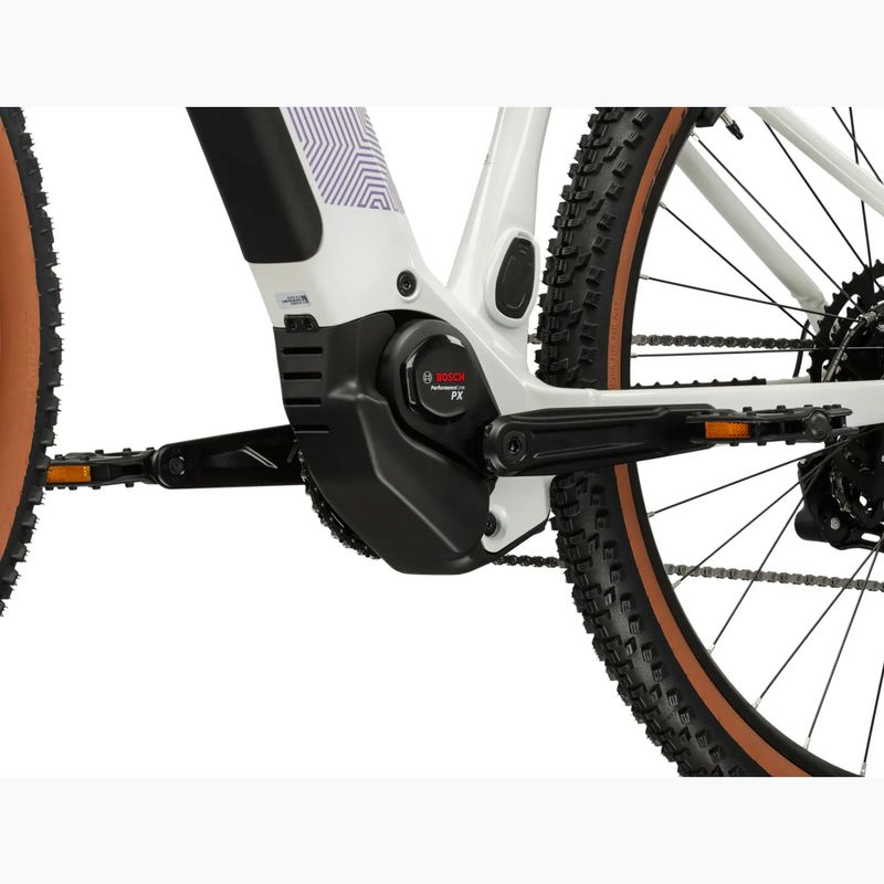 Rower elekryczny damski KROSS Influx Hyb 2.0 29 el. 600 Wh perłowy/fioletowy/połysk 9