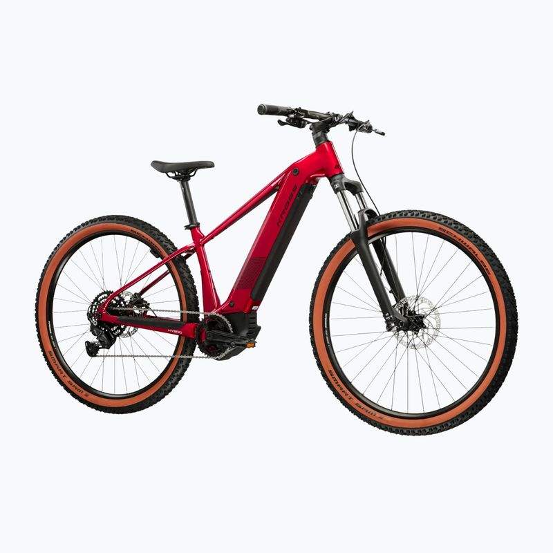 Rower elekryczny KROSS Influx Hyb 2.0 29 el. 600 Wh rubinowy/czarny/połysk 2