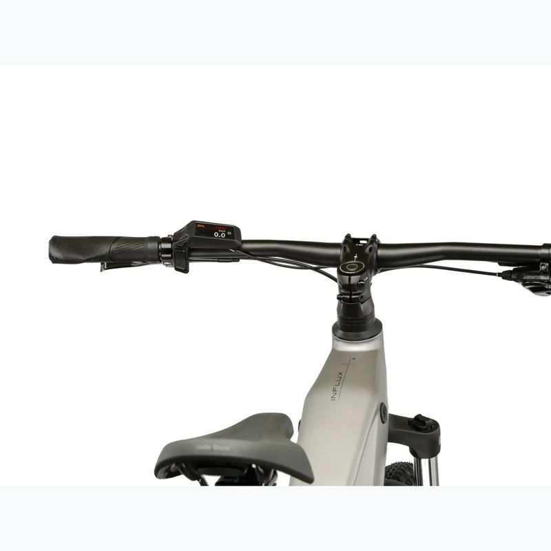 Rower elekryczny KROSS Influx Hyb 2.0 29 el. 600 Wh srebrny/czarny/matowy 5
