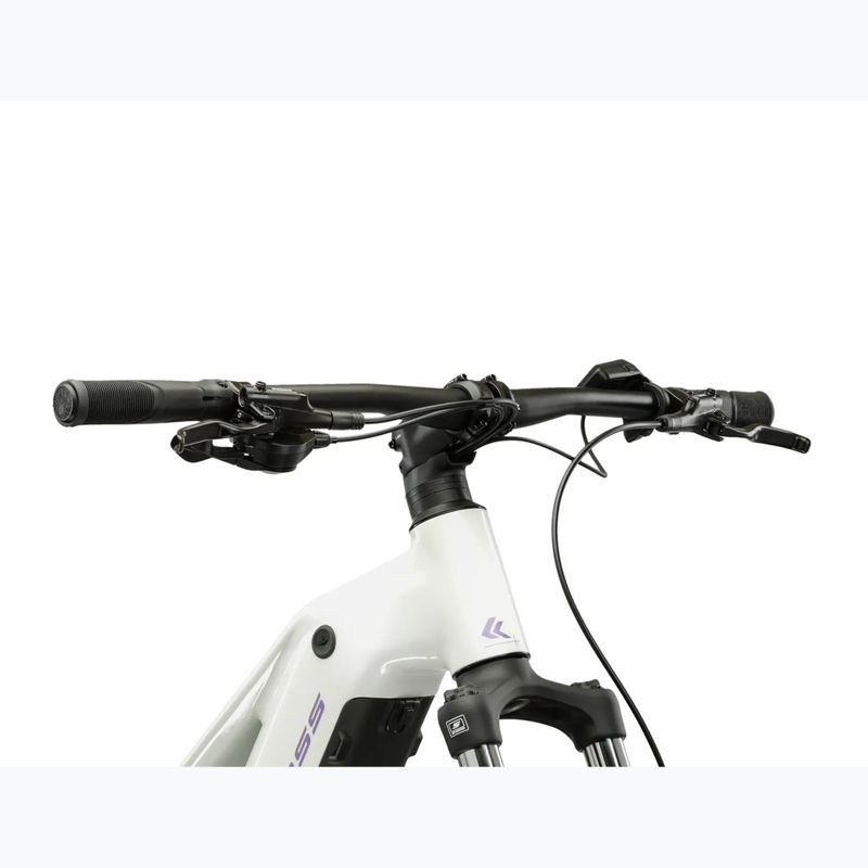 Rower elekryczny damski KROSS Influx Hyb 2.0 27,5 el. 600 Wh perłowy/fioletowy/połysk 4