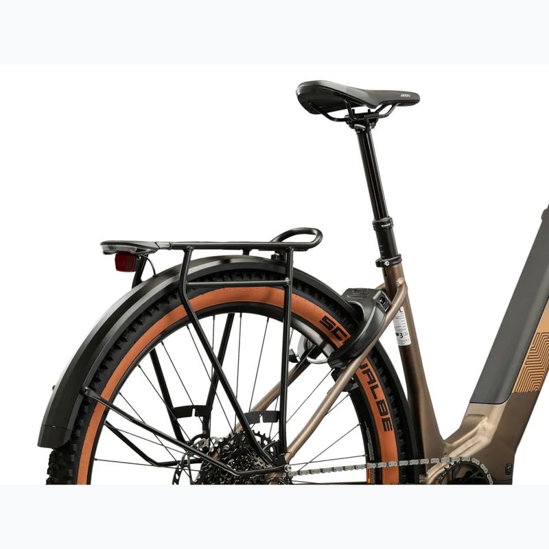 Rower elektryczny KROSS Influx Suv Hyb 6.0 29 el. 800 Wh szary/złoty/matowy 14