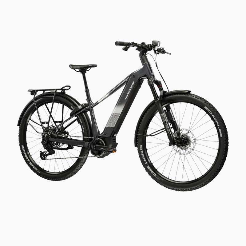 Rower elektryczny KROSS Influx Suv Hyb 6.0 29 el. 800 Wh grafitowy/srebrny/połysk 2